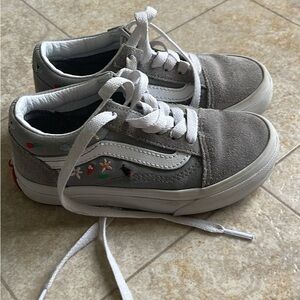 Vans Old Skool (Little Kid) Garden Party Drizzle Size 11